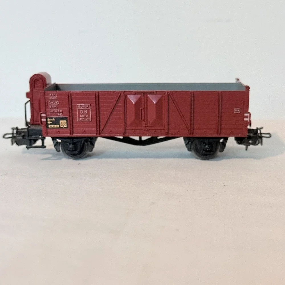 Marklin H0 4601 DB Open Goods Wagon w/ Brakeman's Cab Model Train Car Excellent